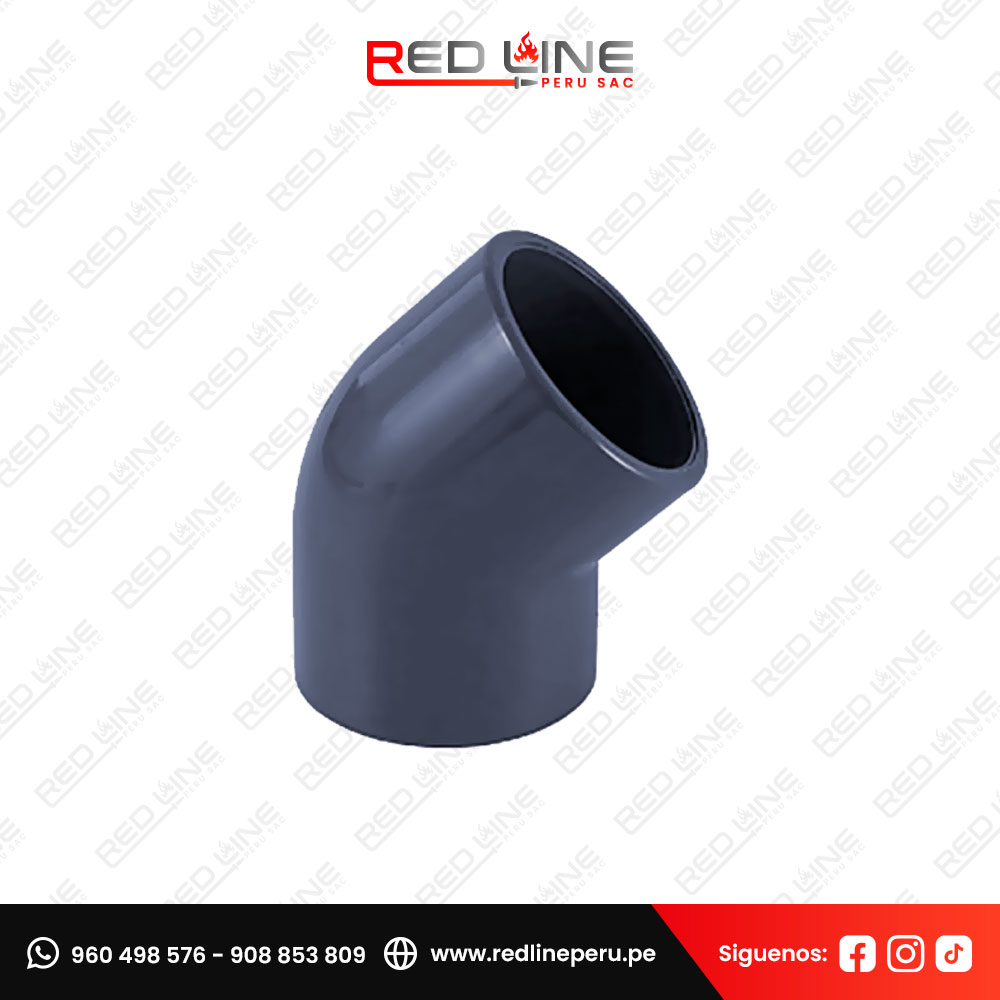 Codo 45 Inyectado SP PVC ERA