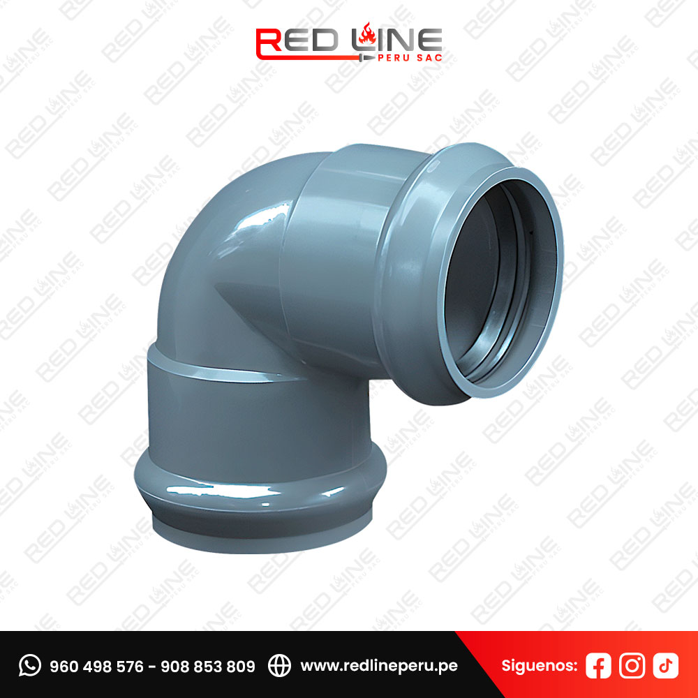 Codo 90 Inyectado UF PVC ERA