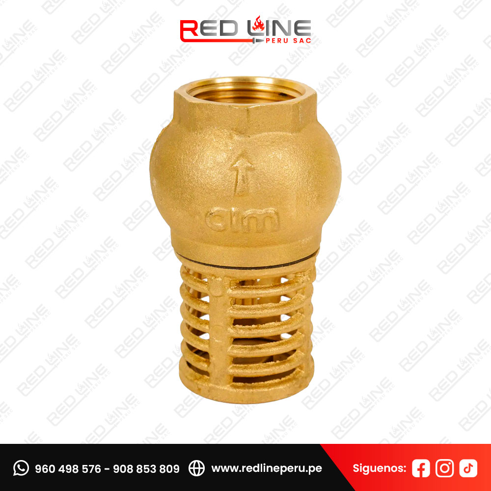 Válvula check canastilla de bronce cim