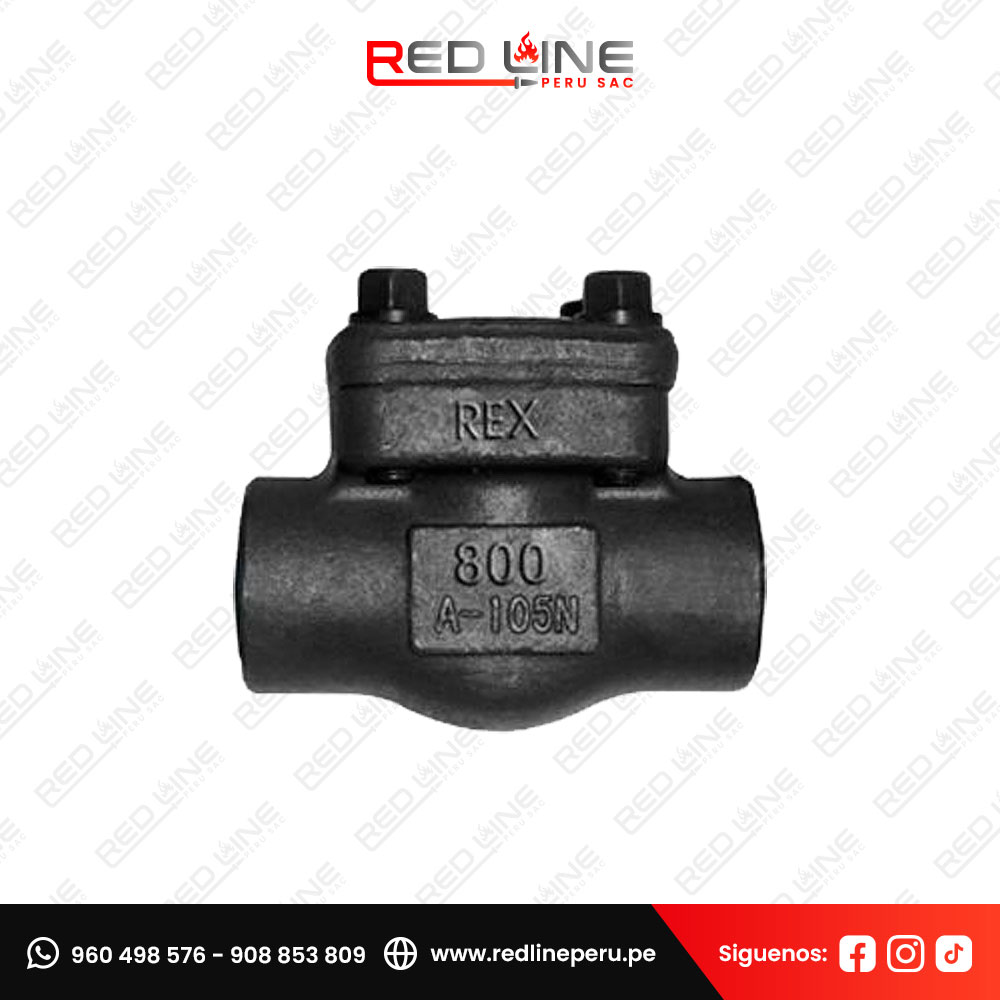 Válvula check roscada acero al carbono